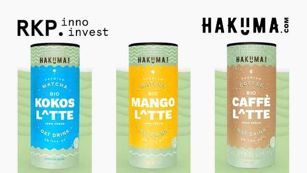 Hakuma Kokos Latte, Mango Latte und Caffe Latte