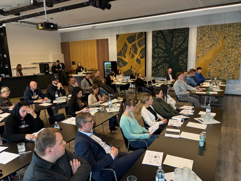 Teilnehmer:innen des Business Fit for Furure Workshops